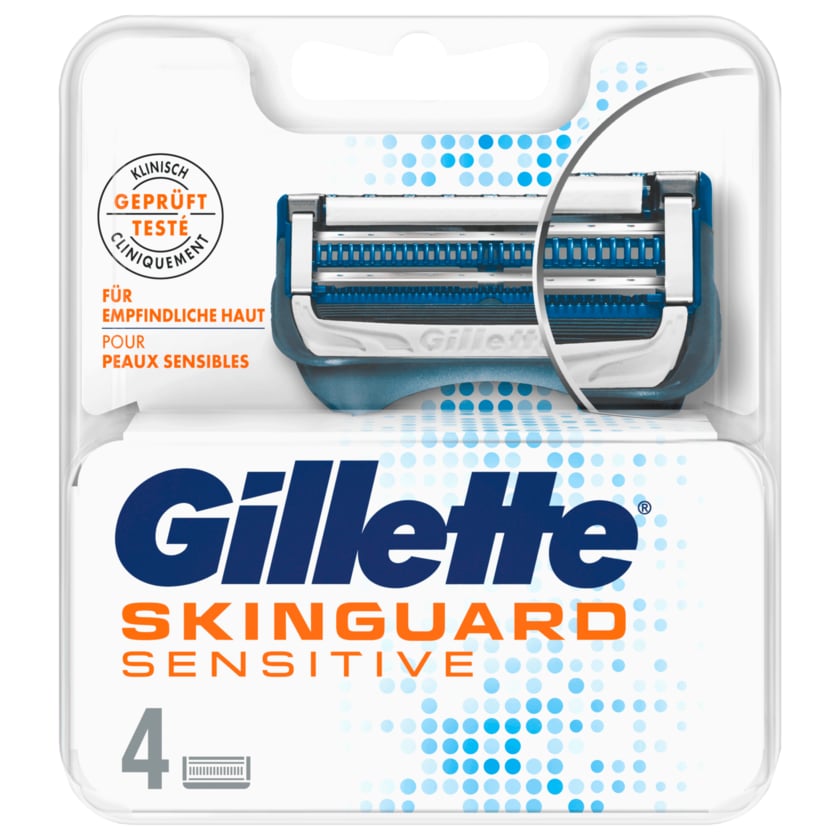 Gillette Klingen SkinGuard Sensitive 4 Stück